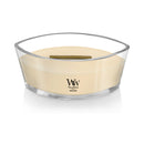 WoodWick Scented Ellipse Candle, Crackles as it Burns, Vanilla Bean, 16oz