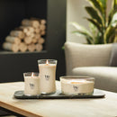 WoodWick Scented Ellipse Candle, Crackles as it Burns, Vanilla Bean, 16oz