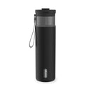 Contigo DualSip Leakproof Insulated Water Bottle with Straw, Licorice Gunmetal, 24 Ounce