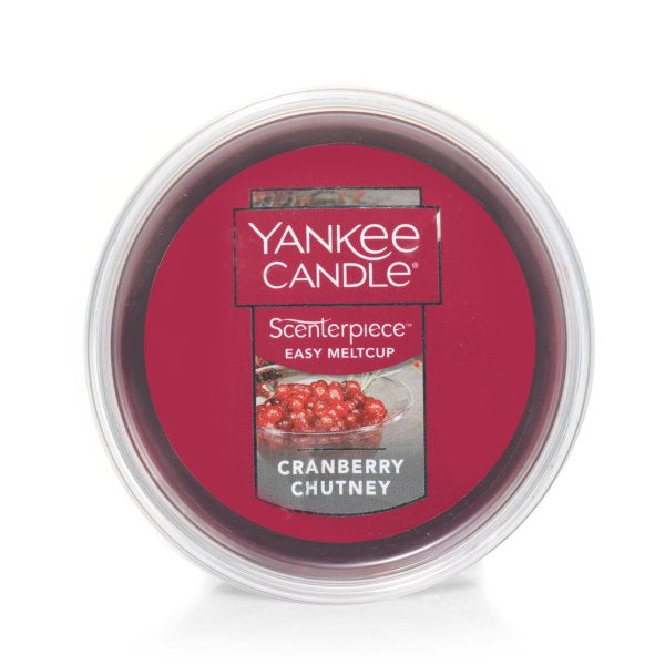 Yankee Candle Cranberry Chutney Scenterpiece Easy MeltCup (Pack of 4)