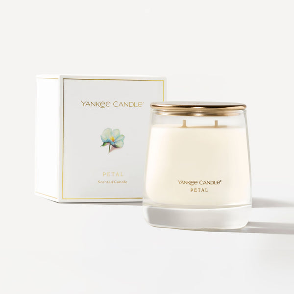 Yankee Candle Premium Medium Scented Jar Candle with up to 60 Hour Burn Time, Petal, 12 OZ
