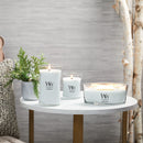 WoodWick Large Hourglass Scented Candle, Crackles as it Burns, Magnolia Birch, 21oz