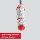 Rubbermaid Microfiber Twist Mop Kit with 2 Refills Kit Machine Washable Built-in Wringer Lightweight Safe for All Floor Types Deep Cleaning for Home/Bathroom/Garage/Office