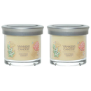 Yankee Candle Small Tumbler Scented Single Wick Jar Candle, Christmas Cookie, Over 20 Hours of Burn Time, 4.3 Ounce (Pack of 2)