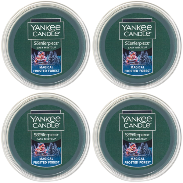 Yankee Candle Magical Frosted Forest Scenterpiece Easy MeltCup (Pack of 4)