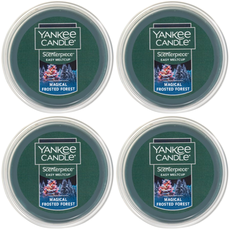 Yankee Candle Magical Frosted Forest Scenterpiece Easy MeltCup (Pack of 4)