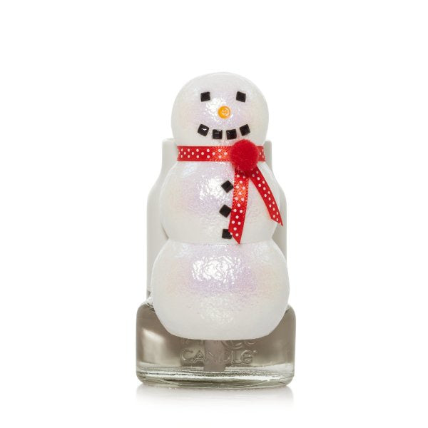 Yankee Candle Scent plug Diffuser Snowman With Light, Scent Plug Refill Snow Globe Wonderland and Christmas Cookie