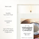 Yankee Candle Medium Pillar Scented Candle, Coconut Beach, 14.25 oz (2-Pack)