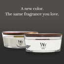 WoodWick Scented Ellipse Candle, Crackles as it Burns, Warm Wool, 16oz