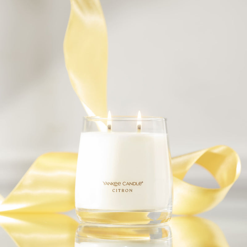 Yankee Candle Premium Small Scented Jar Candle with up to 60 Hour Burn Time, Citron, 7 OZ
