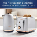 Oster 2 Slice Toaster, Metropolitan Collection with Rose Gold Accents