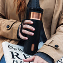 Contigo SnapSeal Vacuum-Insulated Stainless Steel Travel Mug with Handle, Abyss Bronze, 20 Ounce