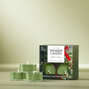 Yankee Candle Scented Tea Light Candles, Mistletoe, 0.44 OZ, 12-Count, Pack of 2 (24 Candles Total)