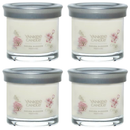 Yankee Candle Small Tumbler Scented Single Wick Jar Candle, Sakura Blossom Festival, Over 20 Hours of Burn Time, 4.3 Ounce (Pack of 4)