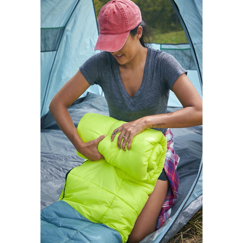 Coleman Kompact 30°F Rectangle Sleeping Bag, Spider Mum