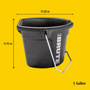 BRUTE 3-in-1 Flat Back Bucket, 5 Gallon
