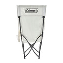 Coleman High-Back Sherpa Chair, White, 1 CT