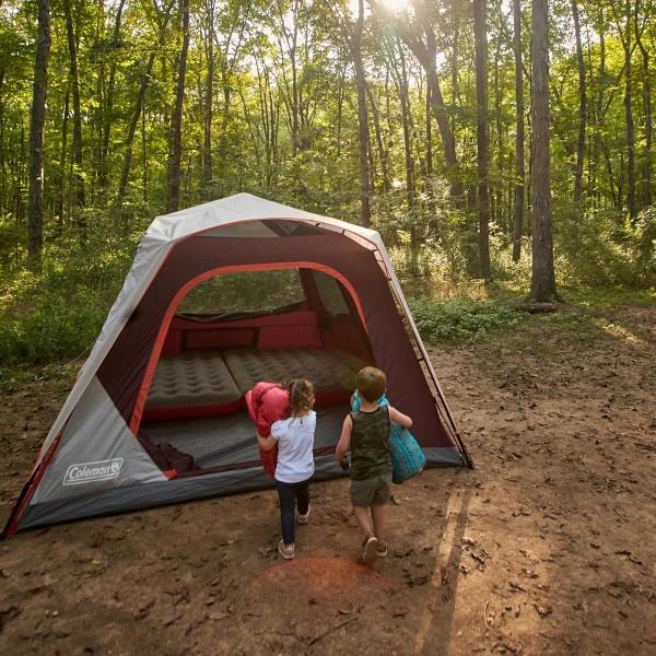 Coleman Camping Tent | Skylodge 8 Person Tent | Instant, Blackberry