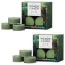 Yankee Candle Scented Tea Light Candles, Balsam & Cedar, 0.44 OZ, 12 Count, Pack of 2 (24 Candles Total)