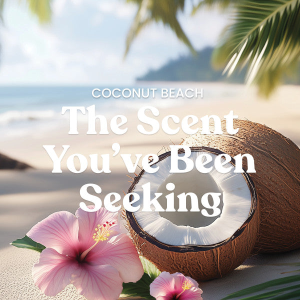 Yankee Candle Medium Pillar Scented Candle, Coconut Beach, 14.25 oz, 2-Pack