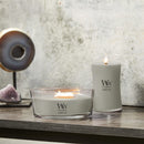 WoodWick Large Hourglass Scented Candle, Crackles as it Burns, Lavender & Cedar, 21oz