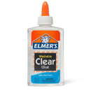 Elmer's Liquid School Glue, Clear Glue, Washable, Great for Making Slime, 5 Ounces, Pack of 3