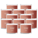 Yankee Candle Signature Votive Mini Candle Jar, Autumn Leaves, Natural Soy Wax Blend Candle with Natural Fiber Wick, 1.3 OZ Glass Jar (Pack of 12)