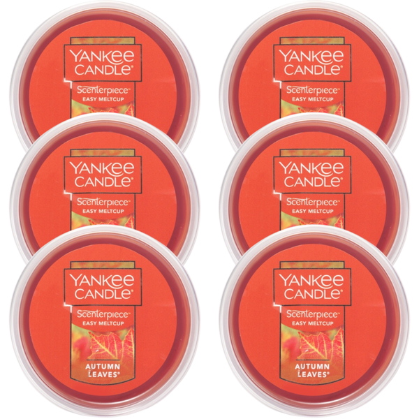 Yankee Candle Autumn Leaves Scenterpiece Easy MeltCup (Pack of 6)