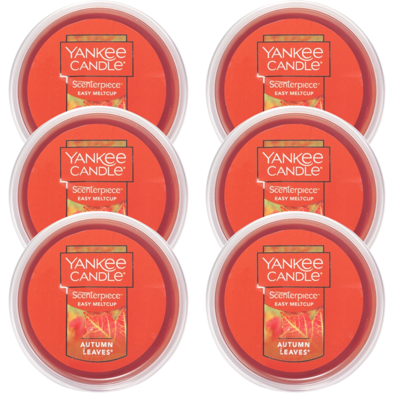 Yankee Candle Autumn Leaves Scenterpiece Easy MeltCup (Pack of 6)