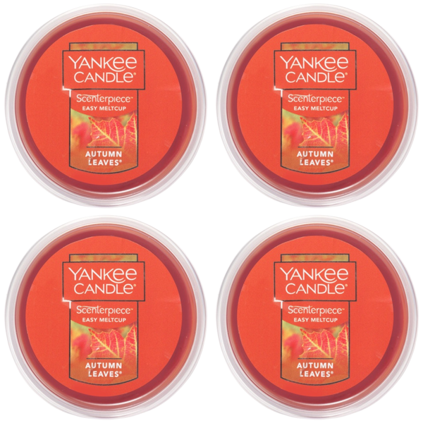 Yankee Candle Autumn Leaves Scenterpiece Easy MeltCup (Pack of 4)