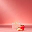 Yankee Candle Signature Votive Mini Candle Jar, White Strawberry Bellini, Natural Soy Wax Blend Candle with Natural Fiber Wick, 1.3 OZ Glass Jar (Pack of 12)