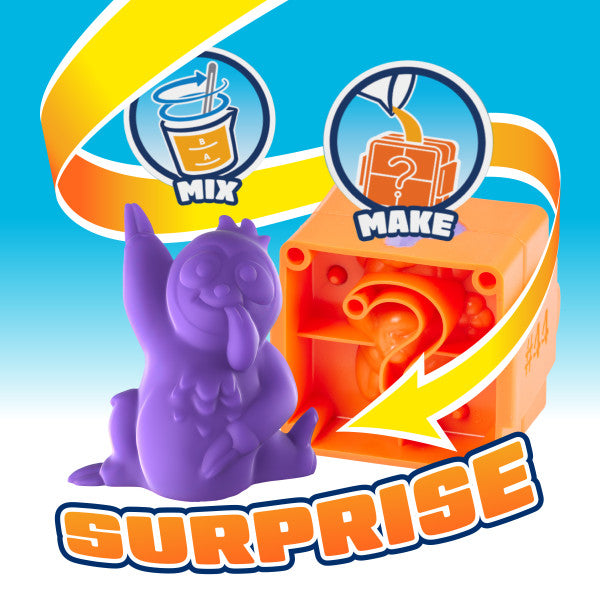 Elmer's DIY Slime & Squishy Toy Bundle: Squishies Minis Zoo Characters & Butter Slime Kit with Glow-in-the-Dark and Glitter Glue – Fun Arts & Crafts for Kids