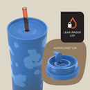 Contigo Streeterville 2.0 Stainless Steel Tumbler with Straw, Stellar Jay, 24 OZ