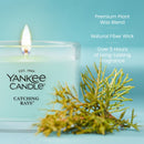 Yankee Candle Signature Votive Mini Candle Jar, Catching Rays, Natural Soy Wax Blend Candle with Natural Fiber Wick, 1.3 OZ Glass Jar (Pack of 12)