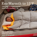 Coleman Arch Bay 15°F Big & Tall Sleeping Bag, Rock