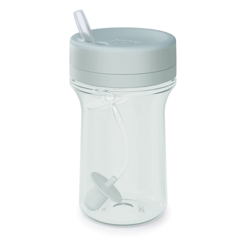 NUK for Nature 5-Piece Feeding Essentials Boy Collection – Cups, Pretensils, Suction Plate & Bowl Set