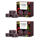 Yankee Candle Scented Tea Light Candles, Cranberry Chutney, 0.44 OZ, 12-Count, Pack of 2 (24 Candles Total)