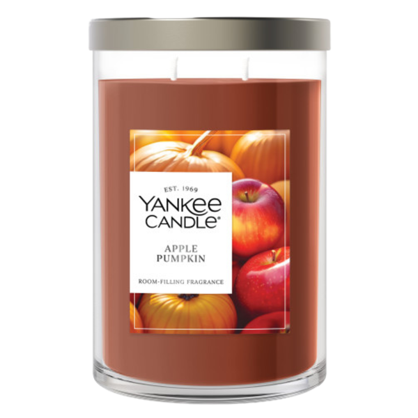 Yankee Candle Large Tumbler Scented Candle, Apple Pumpkin, 20 oz