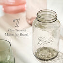 Ball Rose & Sand Vintage Glass Mason Jars, Regular Mouth, Quart Size, 32 OZ, 4-Count, Pack of 2 (8 Jars Total)