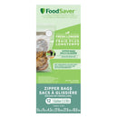 FoodSaver Vacuum Resealable Zipper Bags, 1 Gallon, 12-Count, Pack of 2 (24 Bags Total)