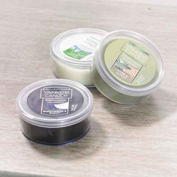 Yankee Candle Clean Cotton Scenterpiece Easy MeltCup (Pack of 4)