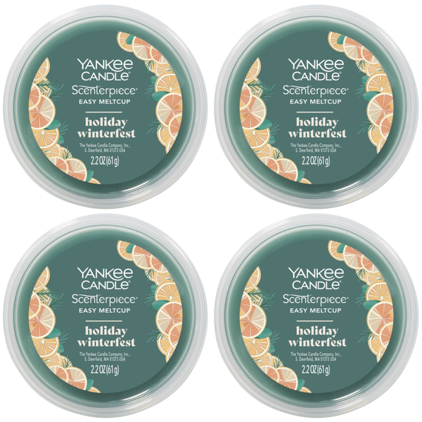 Yankee Candle Holiday Winterfest Scenterpiece Easy MeltCup (Pack of 4)