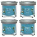 Yankee Candle Small Tumbler Scented Single Wick Jar Candle, Beach Escape, Over 20 Hours of Burn Time, 4.3 Ounce (Pack of 4)