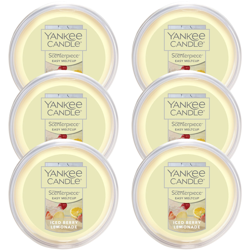 Yankee Candle Iced Berry Lemonade Scenterpiece Easy MeltCup (Pack of 6)
