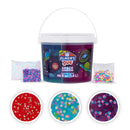 Elmer's Gue Premade Slime Bucket Variety Pack 3 Themes (Glassy Clear, Deep Gue Sea, Space Adventure), Includes 3 Buckets (3 LB & 1.5 LB), Multiple Slimes & 12 Sets of Unique Add-Ins, 1 CT Each