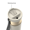 Contigo SnapSeal Vacuum-Insulated Stainless Steel Travel Mug, Oatmilk Champagne, 16 Ounce (2 Pack)
