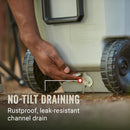 Coleman 316 Series 100 Qt. Wheeled Cooler, Rock