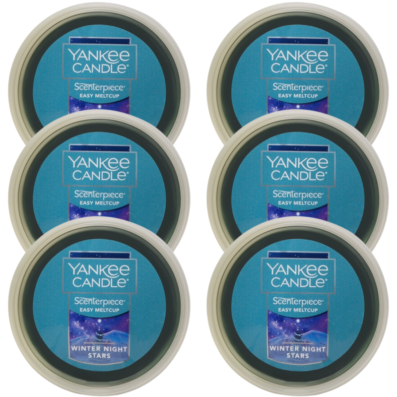 Yankee Candle Winter Night Stars Scenterpiece Easy MeltCup (Pack of 6)