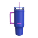 bubba Stainless Steel Insulated Tumbler with Handle and Straw, Ocean Energy, 40 Ounce