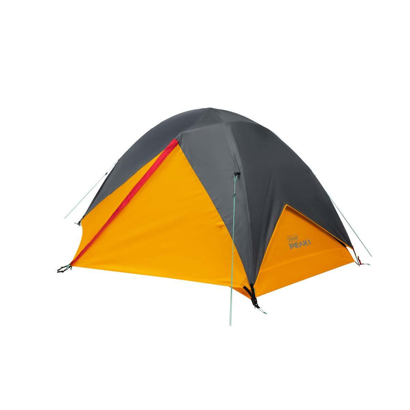 Coleman PEAK1 2-Person Backpacking Tent, Marigold Dark Stone